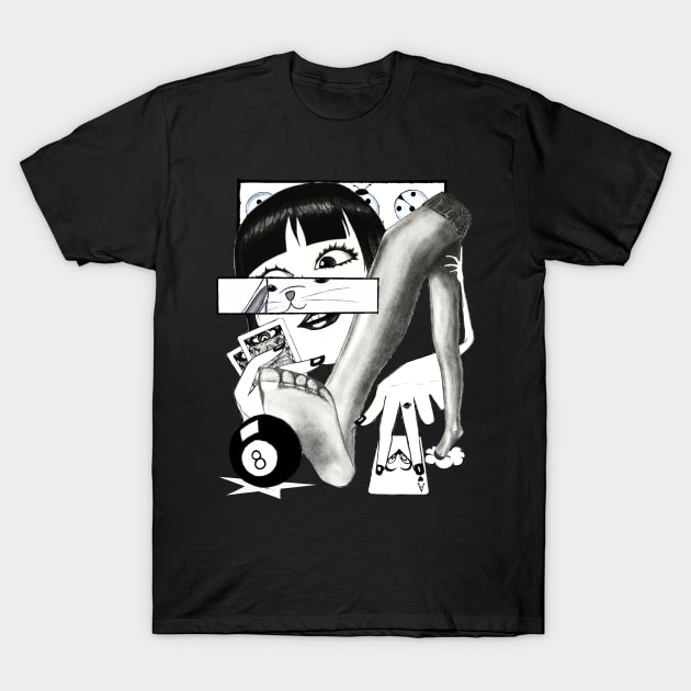 gamble-anime style T-Shirt by visionmaker